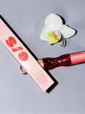 ONE/SIZE Pink Gloss with Red Metallic Cap